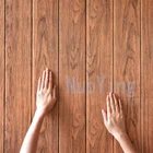 Водостойкая самоклеящаяся наклейка на стену с 3d-рисунком под дерево, 35*35 см