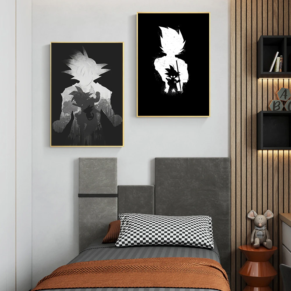 

Japan Anime Luffy Tokyo Ghoul Art Canvas Print Painting Black White Wall Picture Living Room Home Decoration Poster