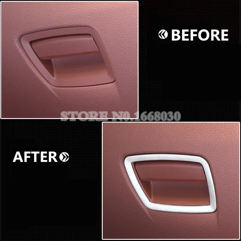 Внутренняя перчаточный ящик с переключателем Кнопка Накладка для BMW серий 7 F01