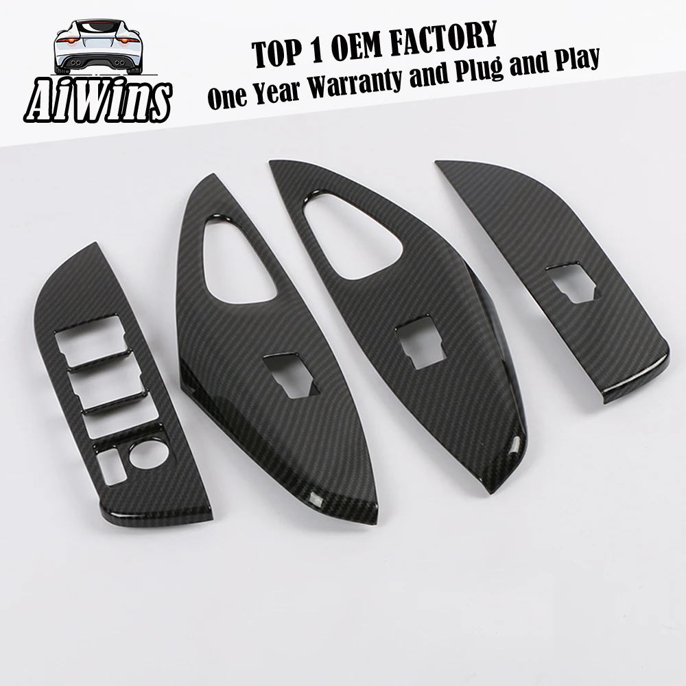 

Car styling For Toyota Corolla / Levin 2019 double engine window key panel retrofitting interior trim retrofitting trim patch