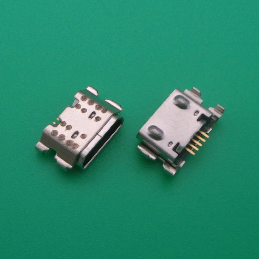 100 шт. микро USB 5Pin разъем для зарядки данных порт Samsung Galaxy A01 A015 A015F/DS Mini