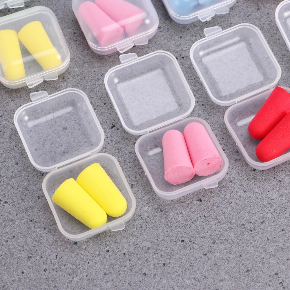 

12 Boxes Anti-Noise Earplugs Quiet Sleeping Ear Plugs Cords Noise Reduction Perfect for Study Sleeping Working Travel Sn