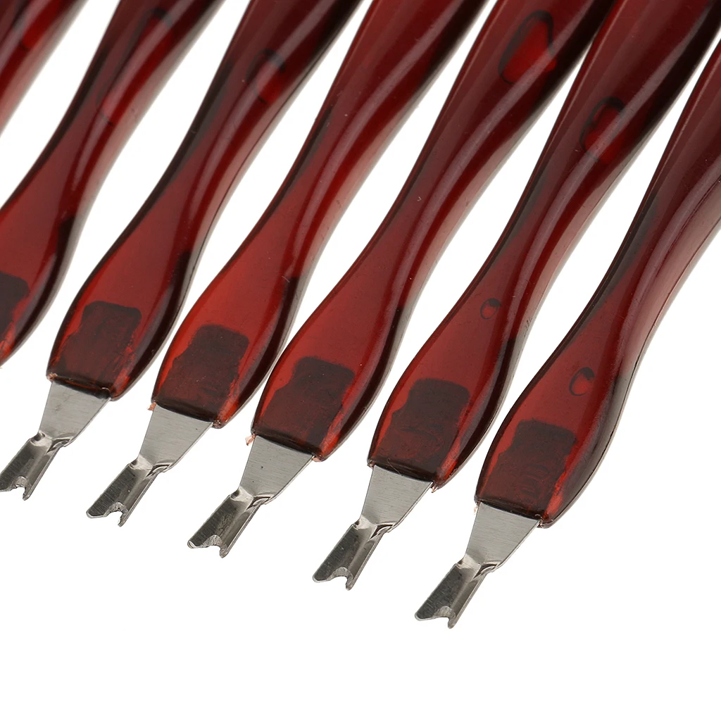 

24pcs Stainless Nail Cuticle Pusher Fork Manicure Pedicure Callus Remover