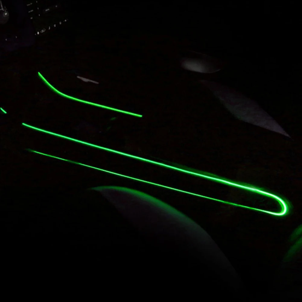 

With App Controller Color Changing RGB Atmosphere Car Interior LED Strip Lights Accessories Neon Lamp Tubes For Tesla Model 3