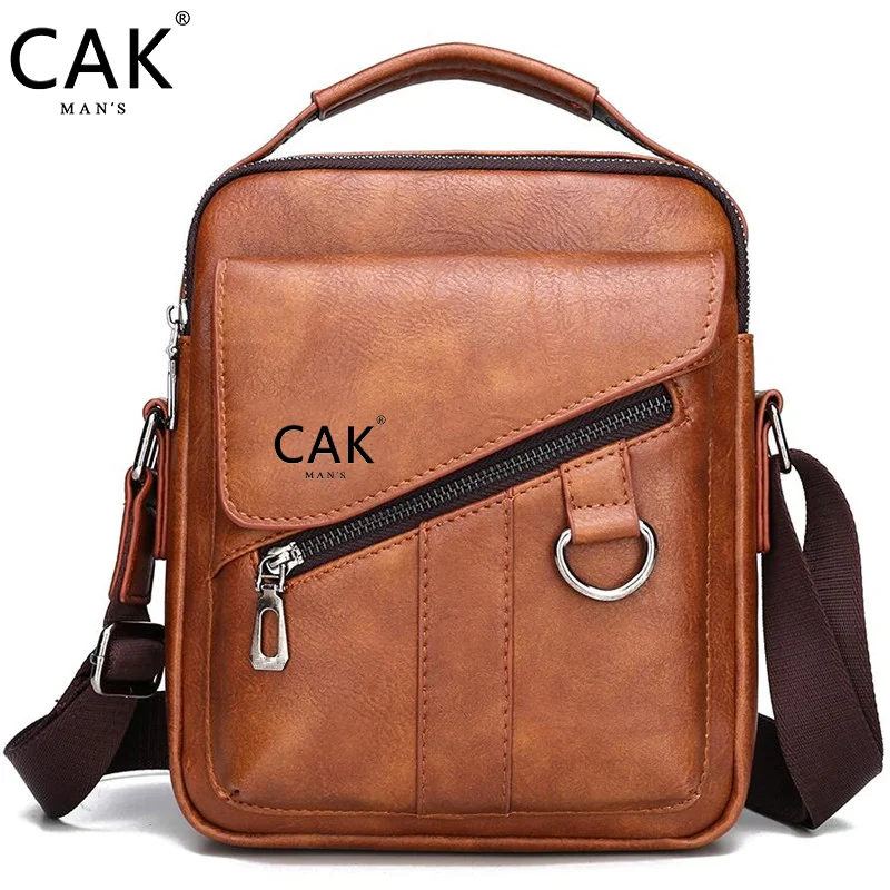 CAK модная деловая сумка через плечо роскошные брендовые новые мужские сумки для