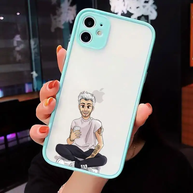

Zayn malik one direction Phone Cases matte transparent For iphone 7 8 11 12 plus mini x xs xr pro max cover