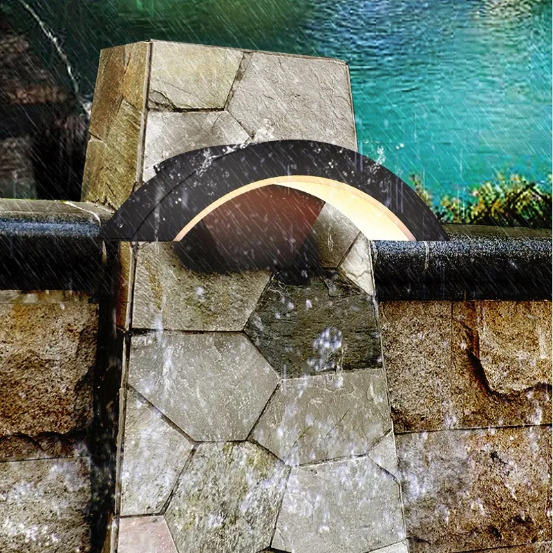 Настенный светильник с датчиком водонепроницаемый 12 Вт|Уличные настенные