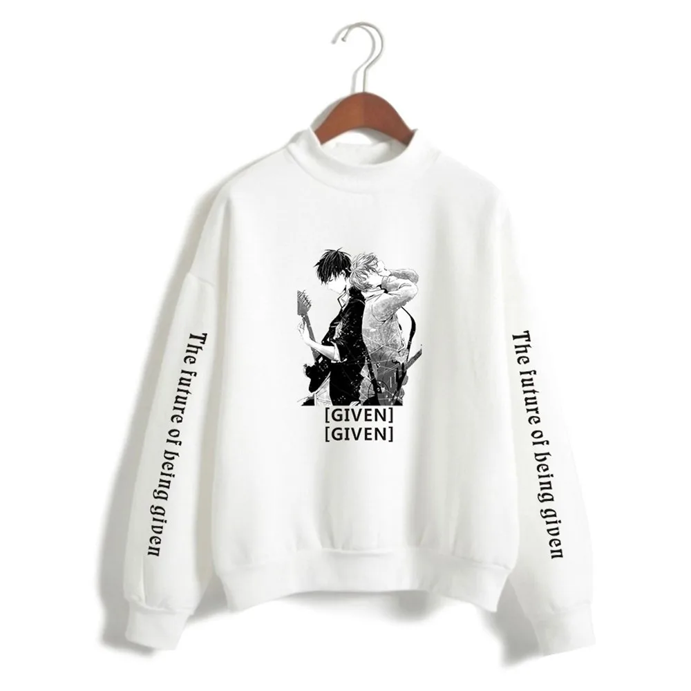 

Given Pullover Fashion Women Sweatshirts Casual Loose Pullovers Japanese Anime Given Manga Music Mafuyu Print Streetwear