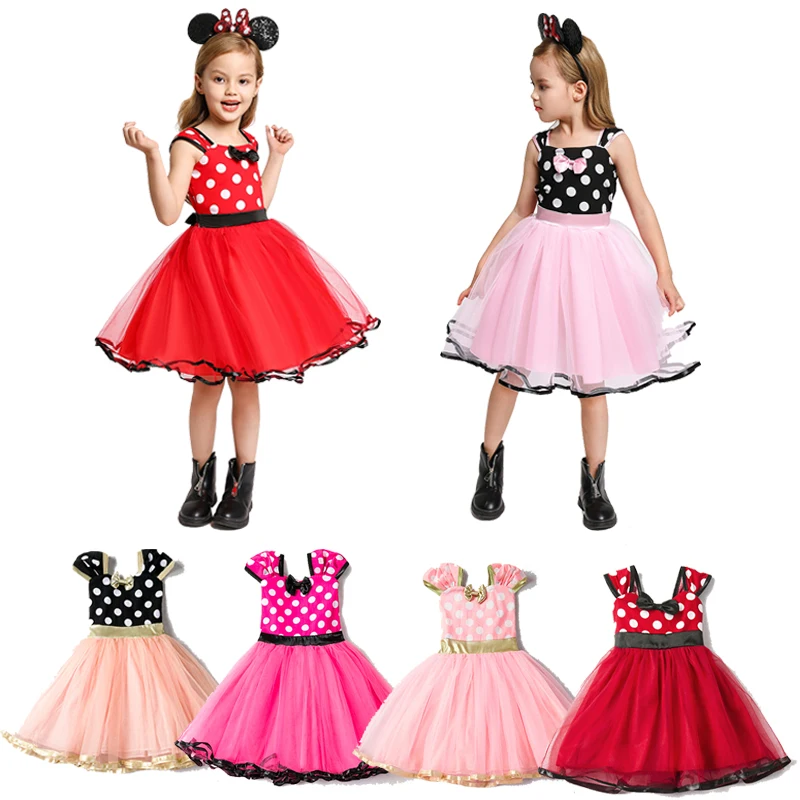 Tutu Girls Summer Casual Dresses Printed Party Fashion Dress Cute Children Kids Birthday Gift Baby Costume Princess Wear | Детская