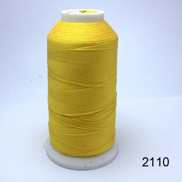 Новинка 250D три высокопрочные полиэфирные швейные нитки/Шелковый светильник швейные нитки/холст кожаный диван ковбойская нить - Цвет: 2110