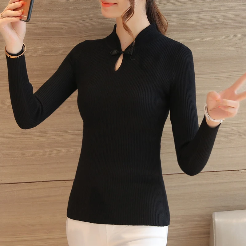 2020 OHCLOTHING женские комплекты с воротником-стойкой новый зимний свитер воротник