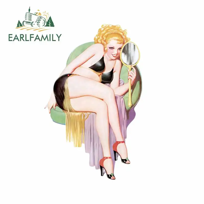 EARLFAMILY 13 см x 8 2 для девочек наклейки мотоцикла и автомобиля DIY графическая