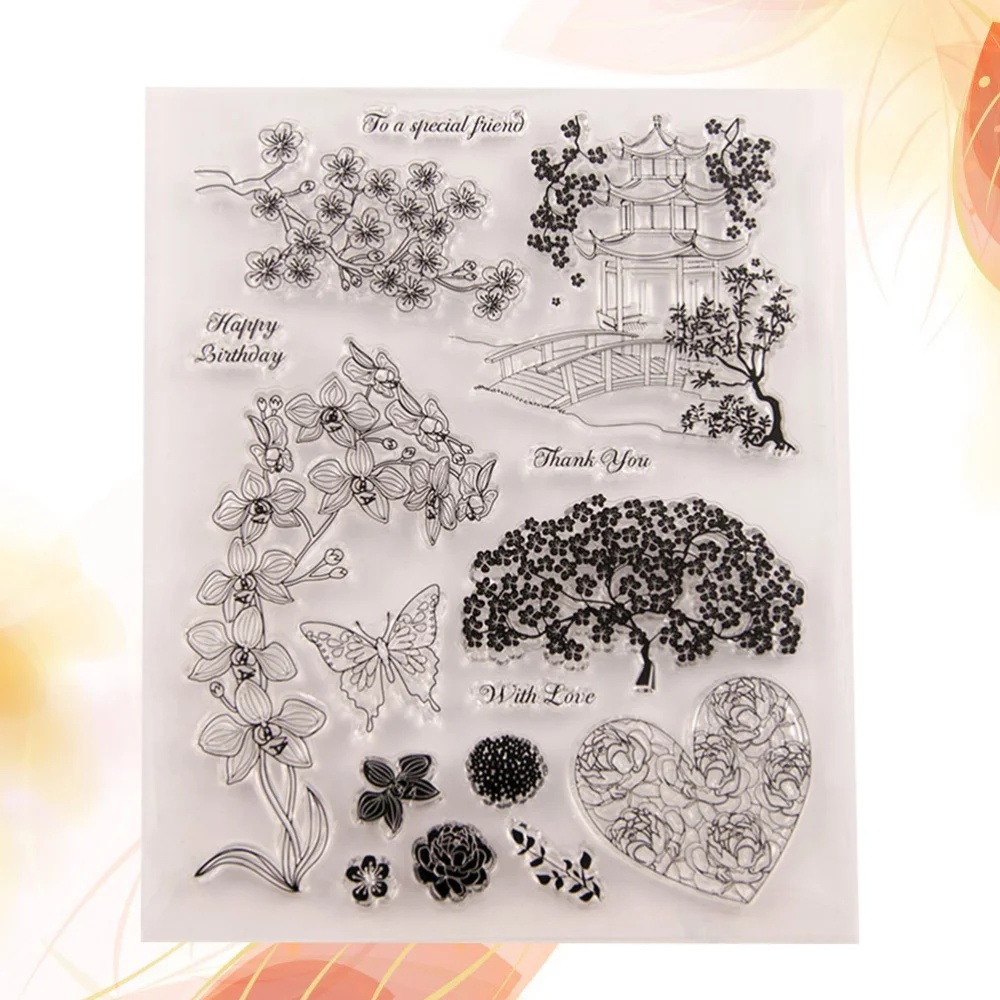 

Clear Stamp Transparent Seal Stamps for DIY Scrapbooking Craft Photo Album Diary Decoration (T1161)