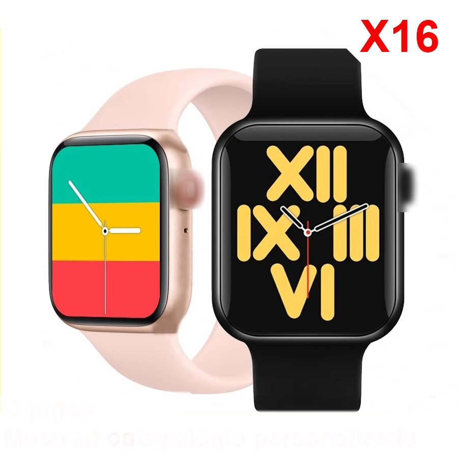 

2021 IWO X16 Smart Watch 1.75 inch Full Screen Bluetooth Call Game Watches Waterproof Sport Heart Rate Fitness Band