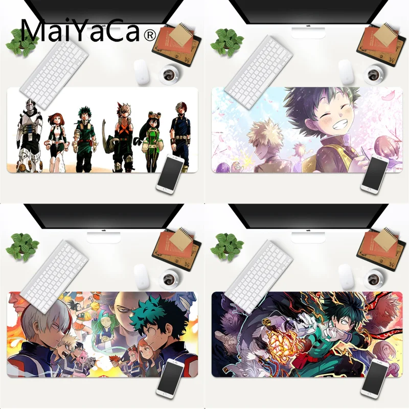 

Простой дизайн, Офисная мышь My hero моя геройская академия, геймерский мягкий коврик для мыши, игровой коврик для мыши xl xxl 800x300 мм для Lol world of ...