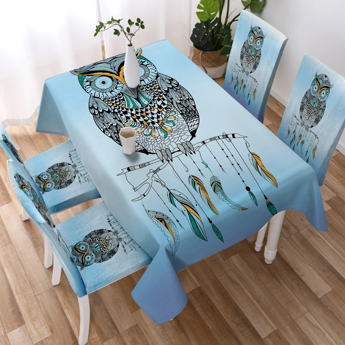 Непромокаемая клеенка с черепом Декоративная скатерть покрытие для обеденного