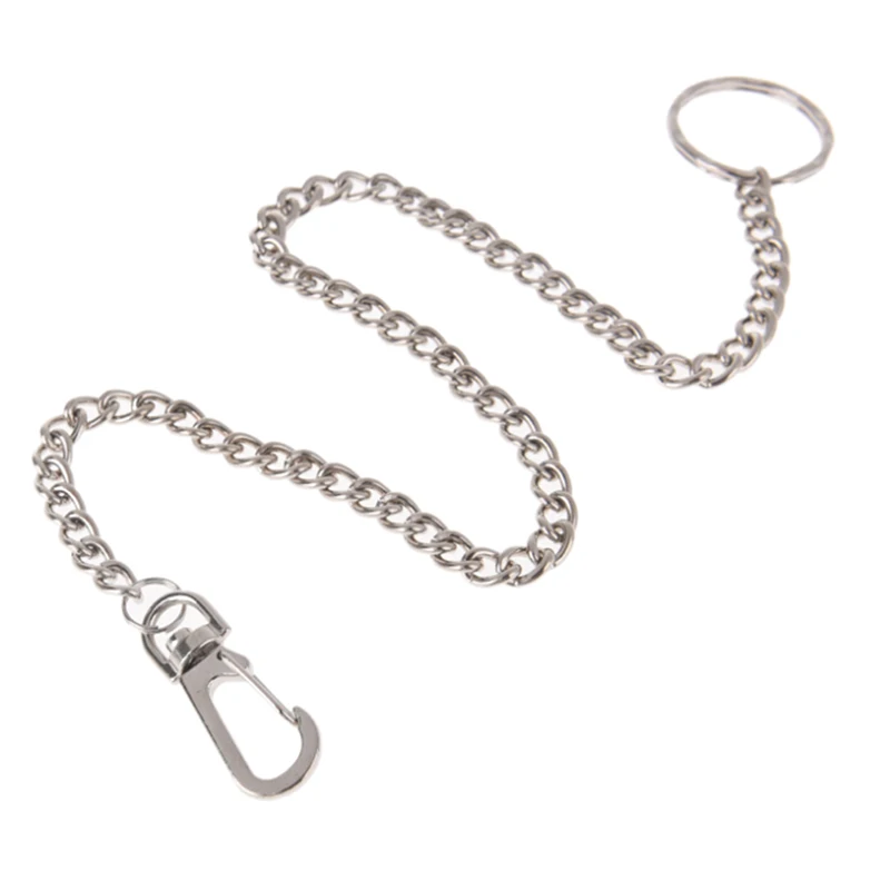 

Extra Long Strong Metal hipster Key Wallet Belt Ring Clip Chain keychain Fashion