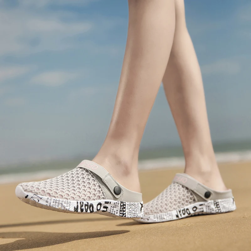 Мужские Пляжные шлепанцы с дырками сандалии для сада и пляжа большие размеры 46 |