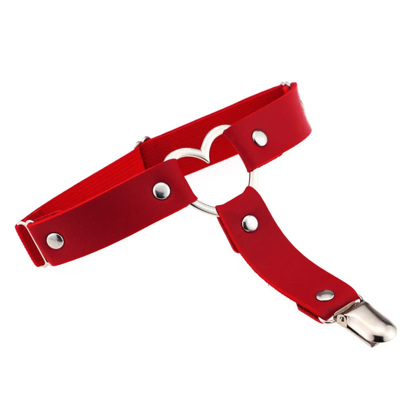 Женский сексуальный модный пояс в стиле панк с сердечками женское эластичное