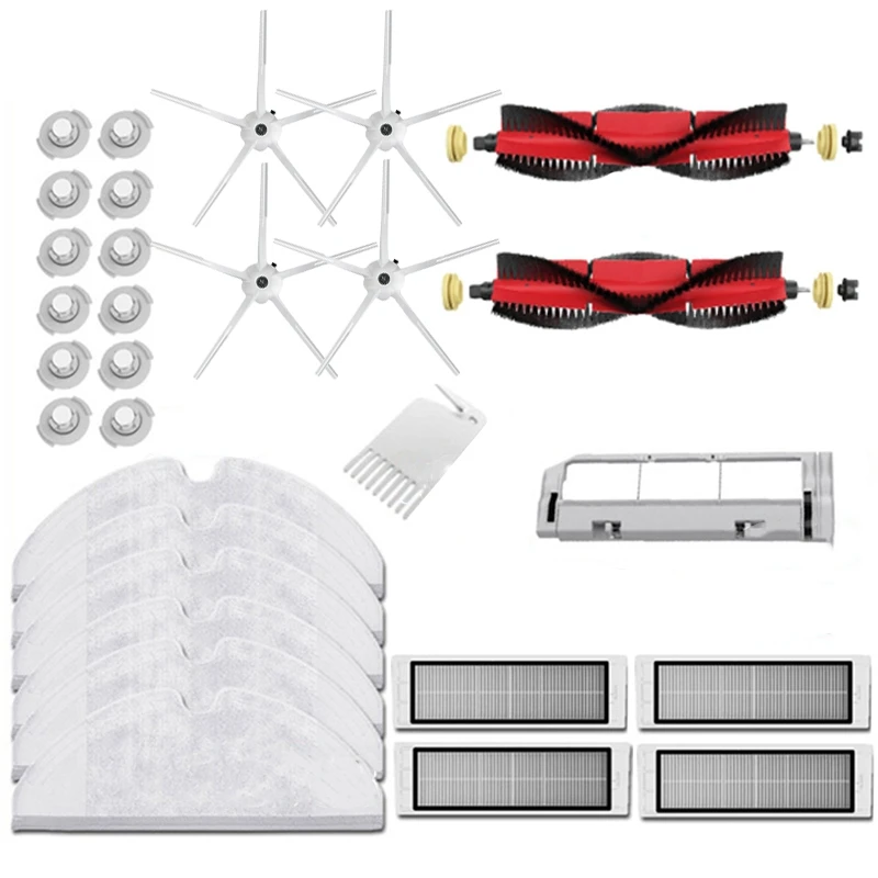 

For Xiaomi Roborock S5 Maxs50 S55 S6 Pure S6maxvacuum Accessories Mop Cloth Hepa Filter Main Brush Side Brush Parts