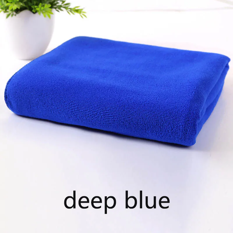 deep blue Мягкое впитывающее полотенце из ультратонкого волокна 30*70 см, домашний текстиль, быстросохнущее полотенце для автомобиля, Товары для ванной - Цвет: deep blue