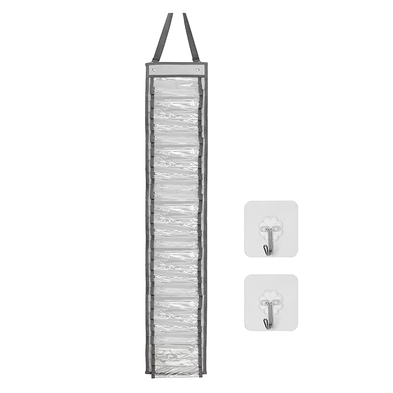 

Wall Mount Vinyl Roll Holder with 2 Hooks Roll Vinyl Storage Organizer with 24 Compartments Vinyl Storage Rack