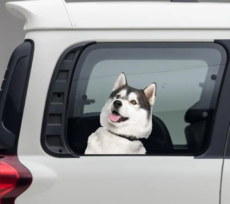 

Car sticker Husky sticker Husky car Siberian husky Laptop sticker Animals sticker Husky mom Planner sticker Husky63