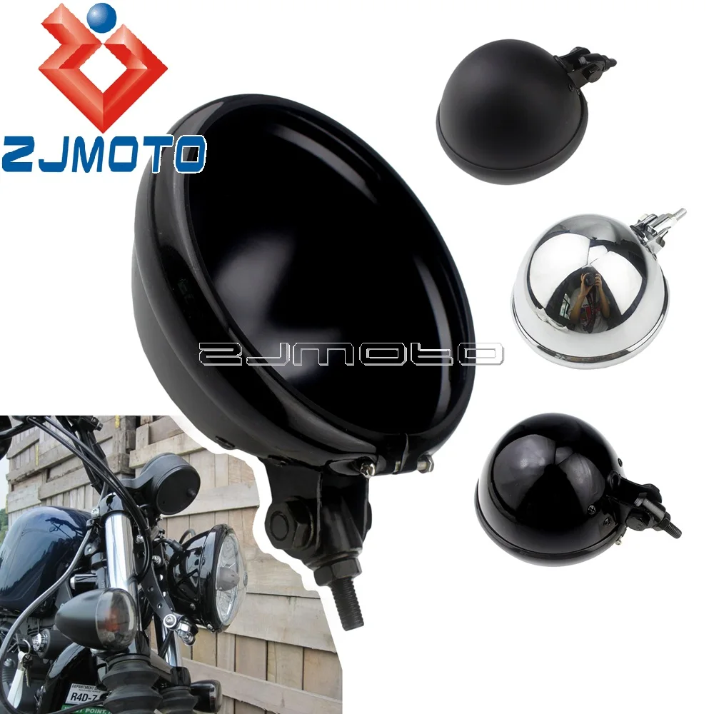 Универсальное крепление для мотоциклетной светодиодной фары 5 75 дюйма Harley Dyna