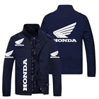 Новая куртка с капюшоном, мужская и женская Повседневная ветровка с рисунком, приталенная модная мотоциклетная гоночная куртка в стиле Харадзюку, Ou