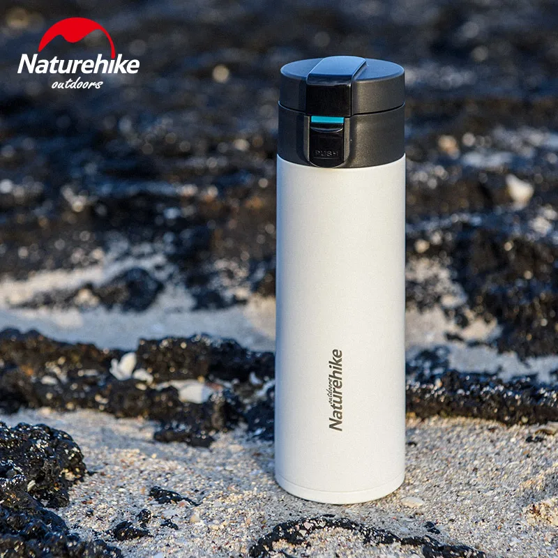 NatureHike 900 мл открытый Нержавеющая сталь двойной слои Вакуумная бутылка спортивные бутылочки Кемпинг термоусадочная колба бутылка для воды