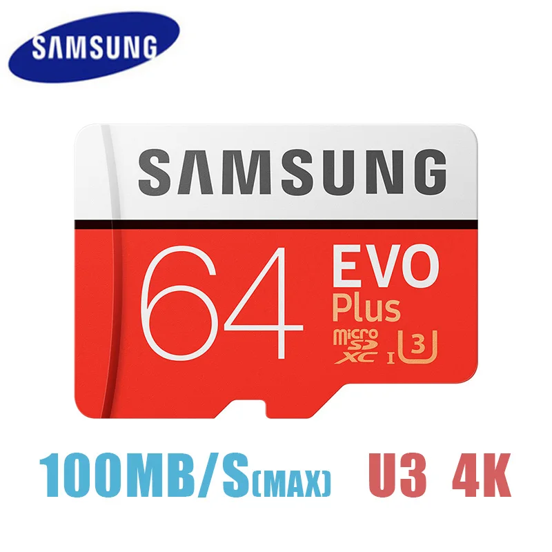 SAMSUNG карта памяти Micro SD класс 10 128 ГБ 256 64 ГБ|Карты памяти| |