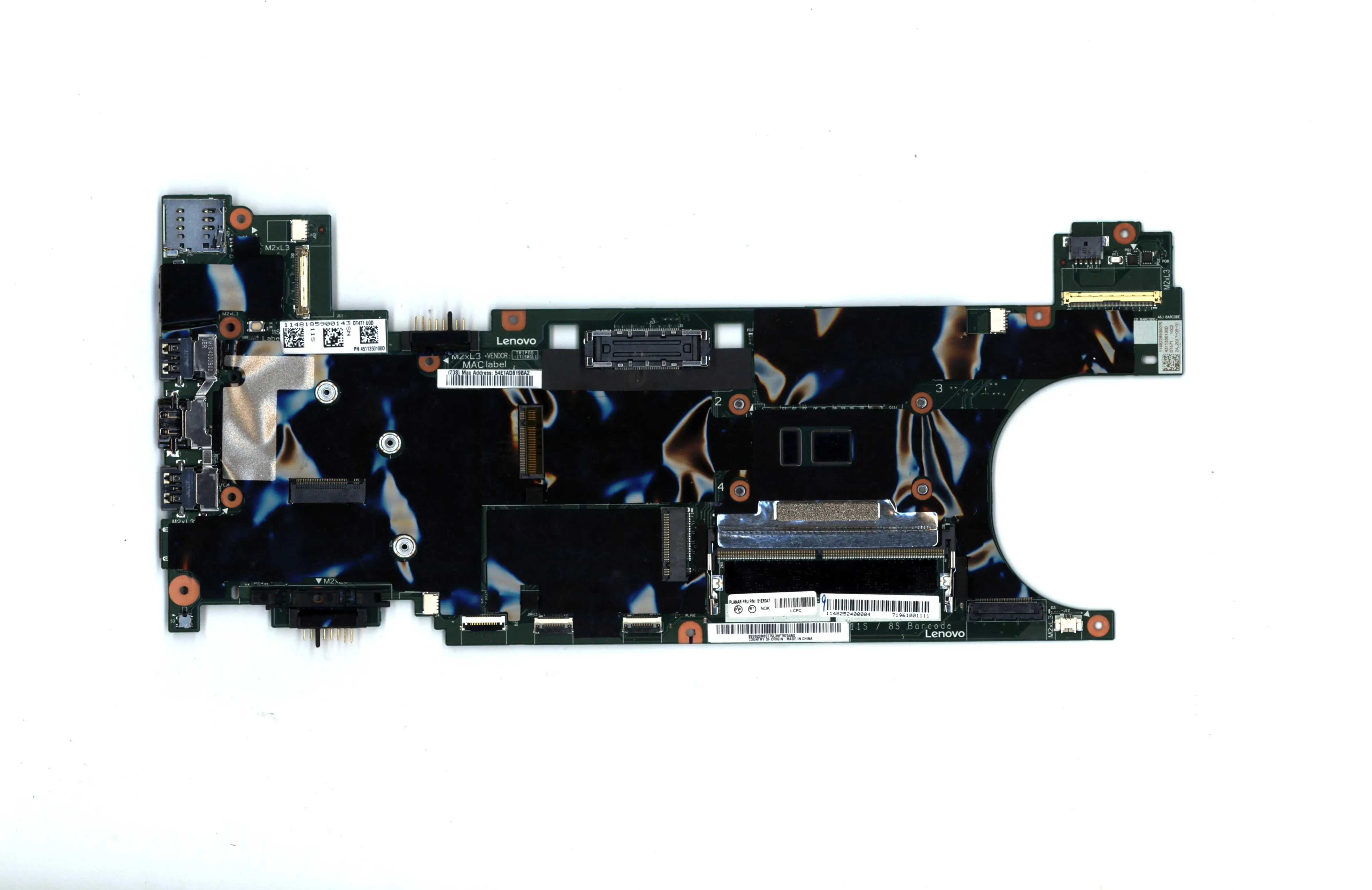 Billig Für Für Lenovo T470S I7-7600U Laptop Motherboard FRU 01ER347 01ER069 01ER068 01ER340 01ER339 01ER079 01ER0