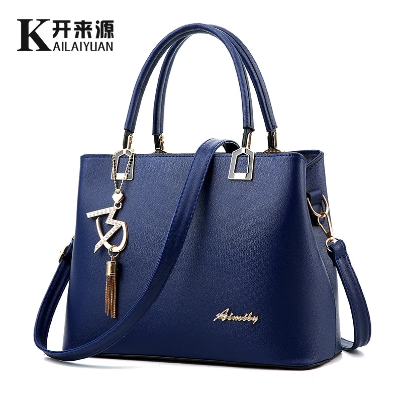 Women's waterproof one shoulder handbag with Pendant|Сумки с ручками| |