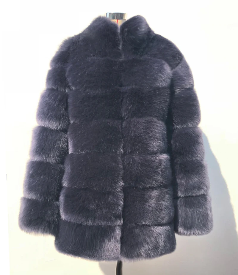 

KALENMOS 2020 Plus Size Winter Outerwear Furry Faux Fur Coat Women High Collar Long Sleeve Fake Fur Jacket fourrure coats mujer