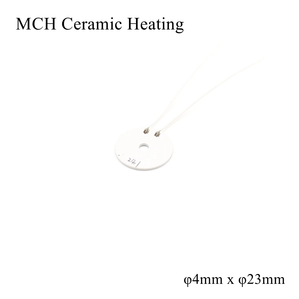 

Круглый керамический нагревательный элемент 4 мм x 23 мм 3,7 в 5 в 12 В 24 в 110 В 220 в MCH алюминиевая керамическая нагревательная пластина HTCC металли...