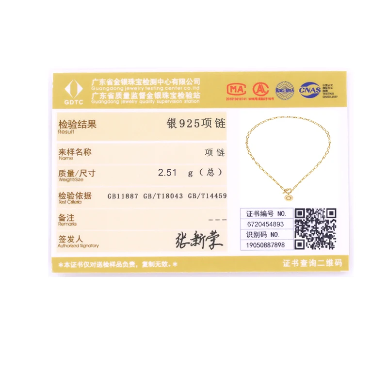 

MC 925 Sterling Chain Sterling Silver Pendant Clavicle Necklace For Women INS Simple Zircon Eyes Print Clavicle Necklace Party