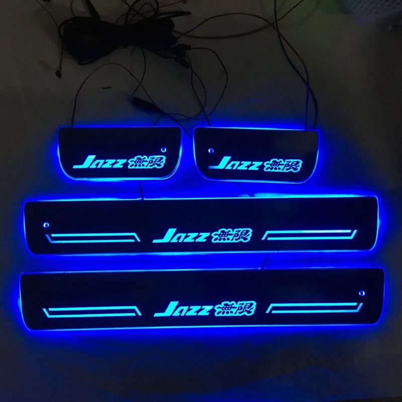 4 шт./компл./для джаз двери Динамический светодиодный светильник порог