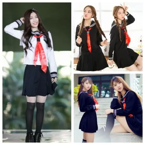 Японский матросский костюм дерзковой девушки jk японский и корейский Школьный