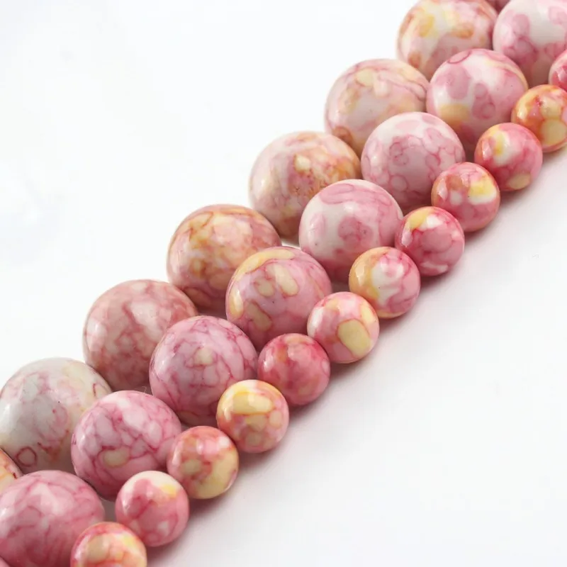 Натуральные светло-желтые и розовые радужные жаберы 4/6/8/10/12 мм круглые свободные