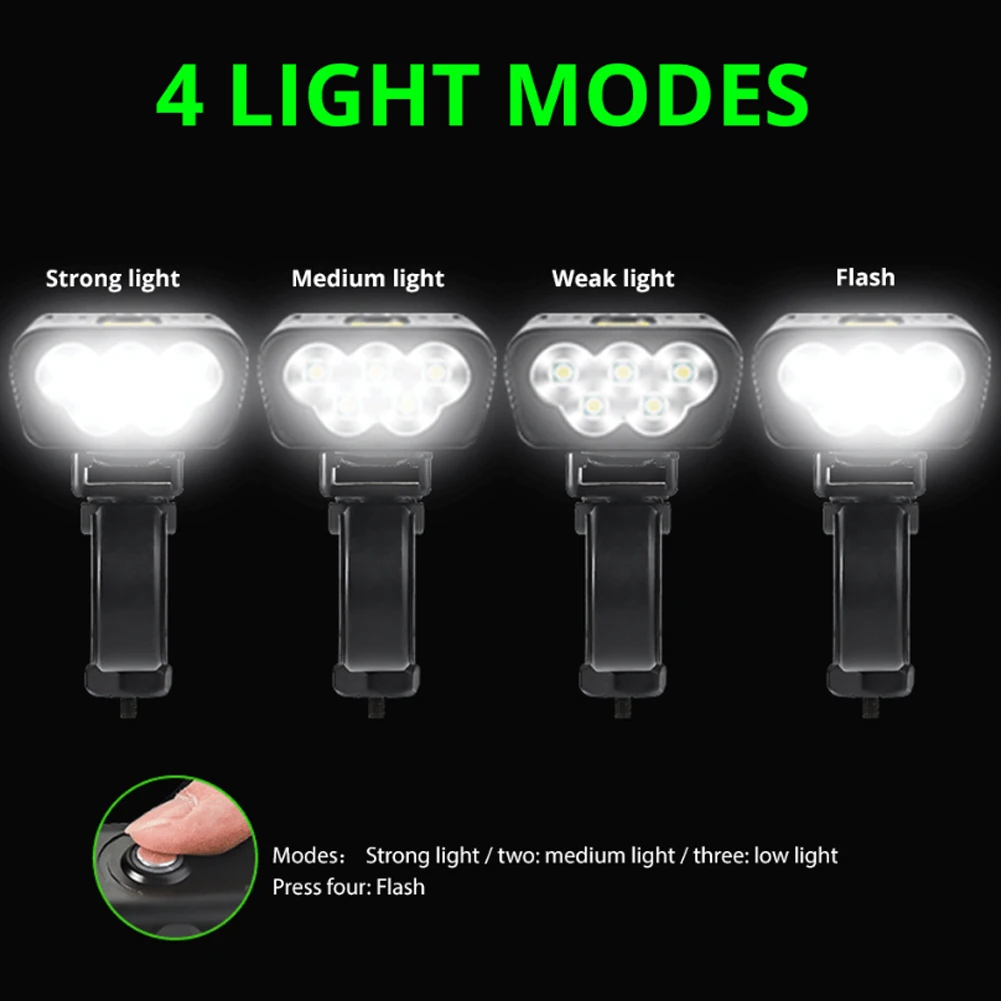 

Bike Light Waterproof USB Rechargeable Bike Headlight Ultra Bright LED Front Lights 4 Light Modes Bicycle Accessories