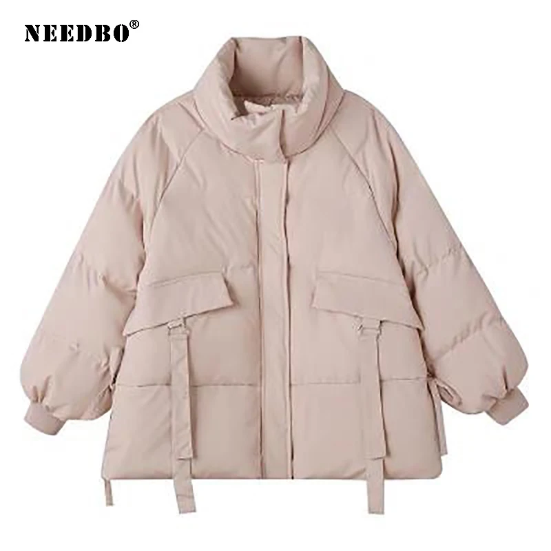 NEEDBO Winter Jacket Women 2020 Parka Mujer Casaco Cotton Padded Puffer Jacket Women Winter Coat Casual Casaco Jacket Streetwear
