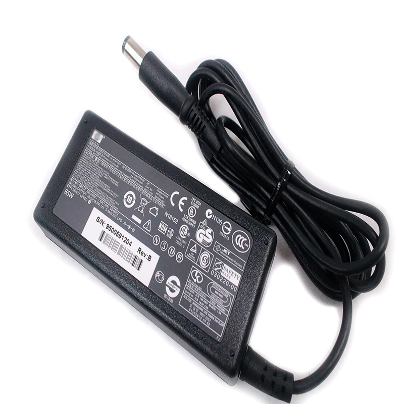 18, 5 V 3.5A 65W         PA-1650-02HC PPP009L-E  HP ProBook 450 G0 450 G1 4210s 4230s 4310s 4311 4311s 4320