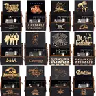 Оптом 2021 деревянная музыкальная шкатулка, старый друг, мое сердце продолжит королевы Подарок на день рождения Рождественский подарок