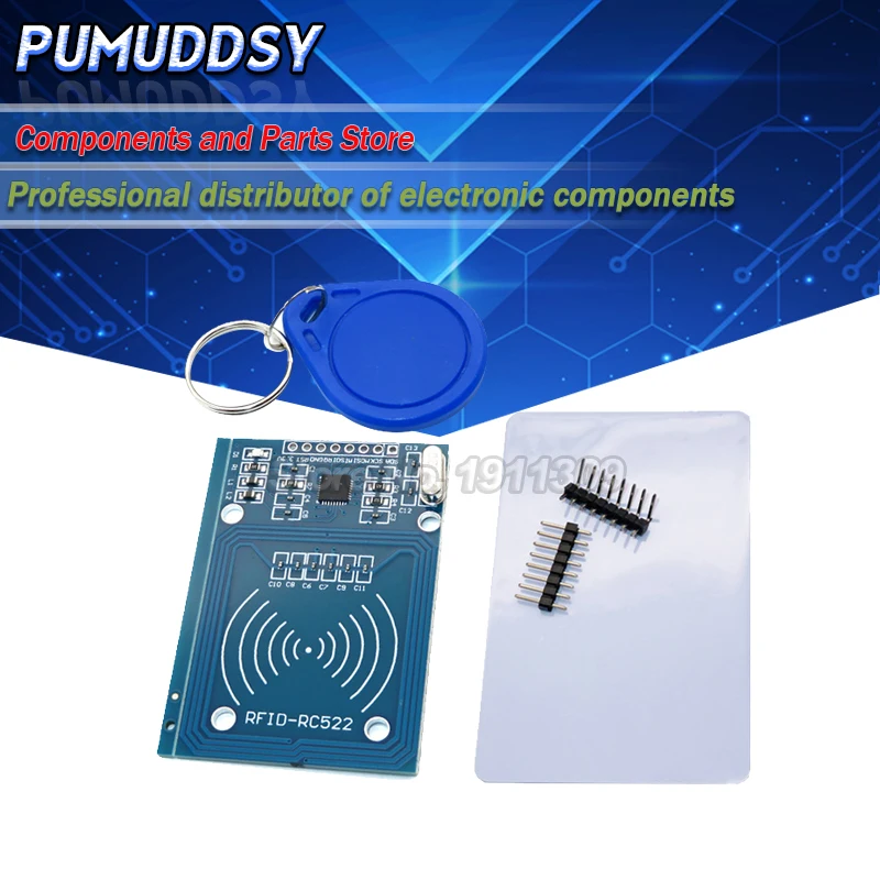 1 шт. MFRC 522 RC522 mfrc RFID RF IC карта Индуктивный модуль с бесплатной S50 Fudan брелок
