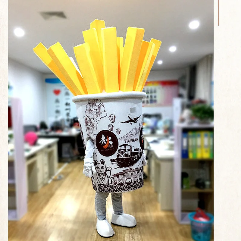 

Restaurant French Fries Mascot Costume Suits Cosplay Party Game Dress Outfits Clothing Advertising Promotion Carnival