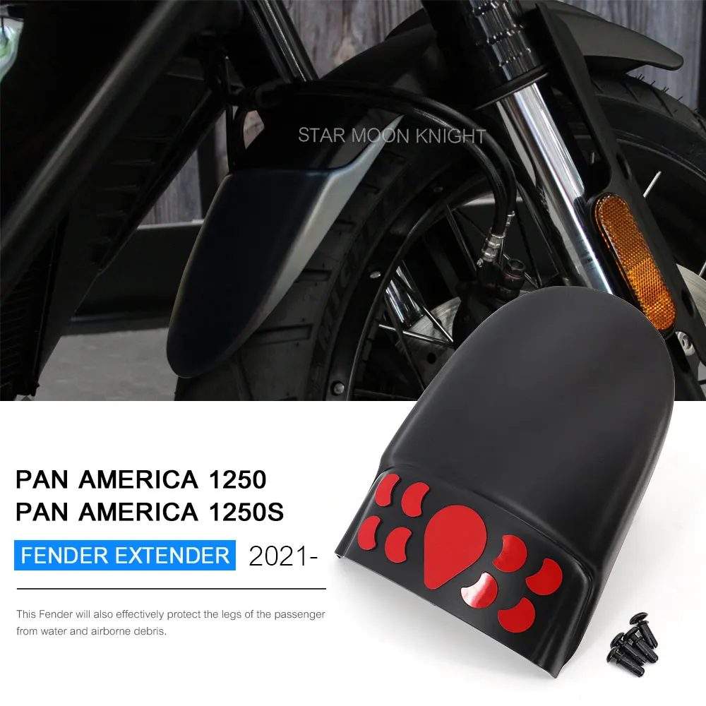 

Motorcycle Accessories Front Mudguard Extension For HARLEY PAN AMERICA PA1250 PA1250S pa 1250 s 1250S 2021 2022 Fender Extender