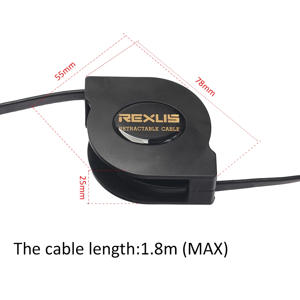 retractable pure copper hdmi cable version 1 4 hd support 1080p 3d 1m1 8m intelligent wearable accessories drop shipping free global shipping