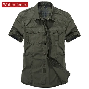 Men's Shirts Summer Men's Clothing 2021 Casual Male Shirt Short Sleeve Man Shirts Clothes Camisa Camiseta Masculina Chemise 10 item image