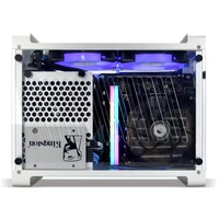 metalfish g5 plus all aluminum a4 itx case game computer small chassis support 2080ti gaming itx case htpc nas server mining rig