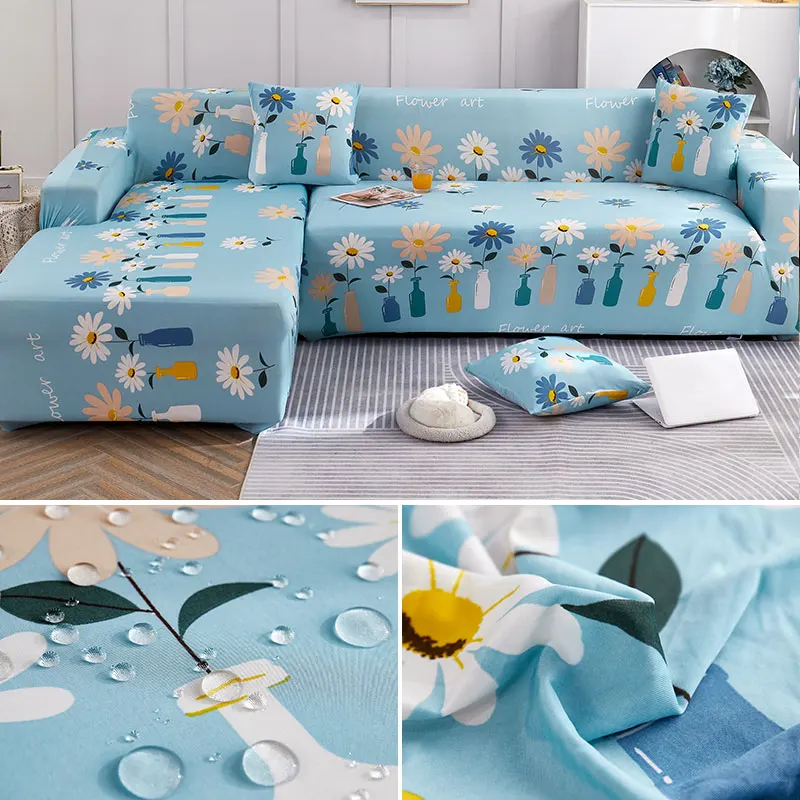 

Водонепроницаемый эластичный диван-крышка все включено чехол для дивана для Гостиная 1/2/3/4 местный Стрейч L Форма угловой диван Чехол